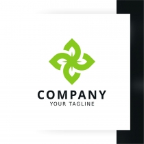 Four Leaf Logo Template Screenshot 1