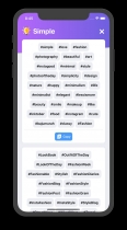 Hashtag - Social Media expert - Full iOS App Screenshot 2