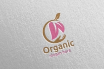 Natural And Organic Logo Design Template Screenshot 2