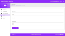 My Single Live TV Android App with Admin Panel Screenshot 23