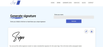 Online eSignature Generator PHP NodeJS Screenshot 3
