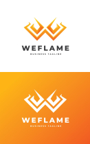 Weflame - Letter W Logo Template Screenshot 3