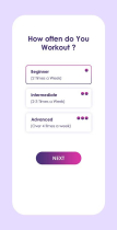 Home Workout - Android App Source Code Screenshot 3
