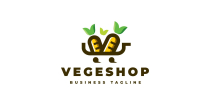 Vegetable Shop Logo Template Screenshot 1