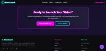 NeuroLaunch – Futuristic Concept Landing Page Screenshot 5