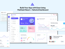 MatDash Tailwind React Admin Dashboard Template Screenshot 1